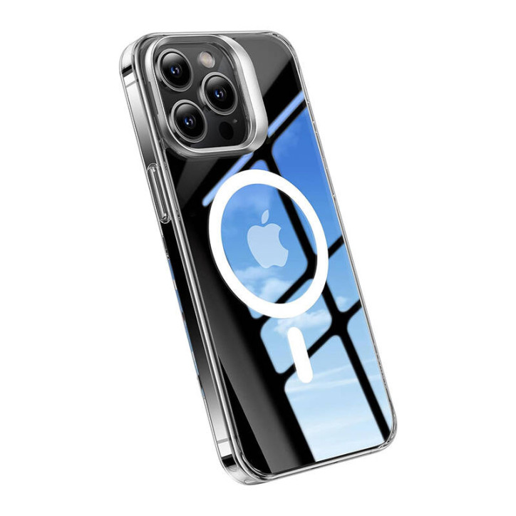 Torras UPRO Lstand Clear-Mag Custodia iPhone 15 PRO Trasparente