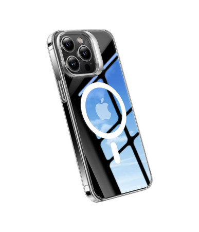 Torras UPRO Lstand Clear-Mag Custodia per iPhone 15 Trasparente