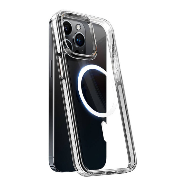 Torras Sparka Custodia Trasparente per iPhone 15 Pro