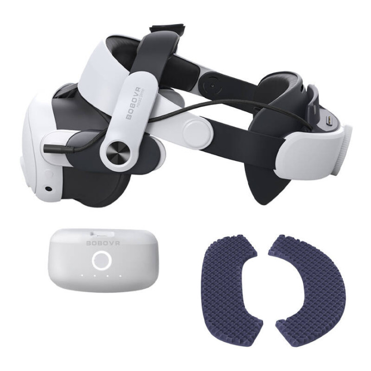 BOBOVR M3 Pro Head Strap + Batteria per Oculus Quest 3 / Quest 3S