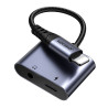Joyroom SY-L01 Adattatore Audio Lightning a 3.5mm + Lightning Nero