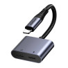 Adattatore Audio 2-in-1 Joyroom SY-L01 Lightning-3.5mm + Lightning (Nero)