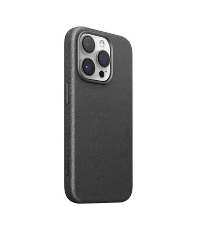 Magnetic protective phone case Joyroom JR-BP006 for iPhone 15 Pro Max (black)