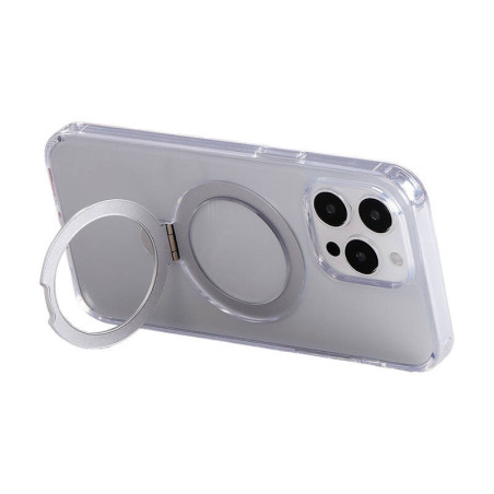Joyroom JR-BP004 Custodia Protettiva Magnetica con Supporto per iPhone 15 Pro Max Trasparente