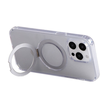 Cover protettiva magnetica con holder Joyroom JR-BP004 per iPhone 15 Pro (Trasparente)