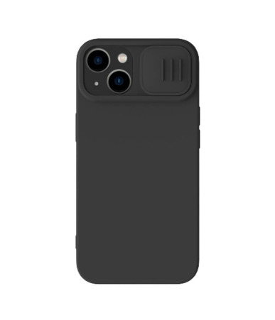 Nillkin CamShield Silky Silicone Cover per iPhone 15 Plus Nero