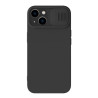 Nillkin CamShield Silky Silicone Cover per iPhone 15 Plus Nero