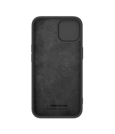 Nillkin CamShield Silky Silicone Cover per iPhone 15 Plus Nero