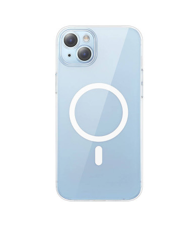 Baseus Crystal Series Custodia Magnetica iPhone 14 Plus con Vetro Temperato Trasparente
