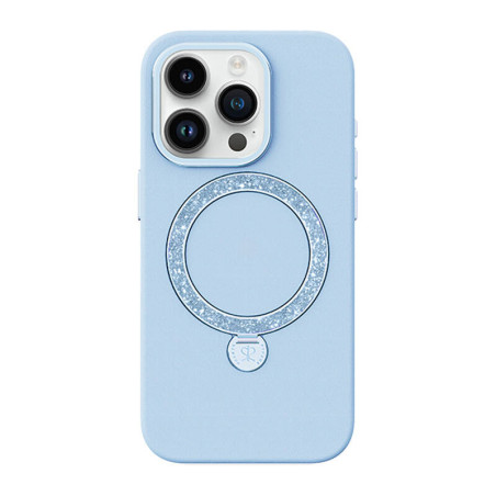 Joyroom PN-15L2 Custodia Dancing Circle per iPhone 15 Pro (Blu)