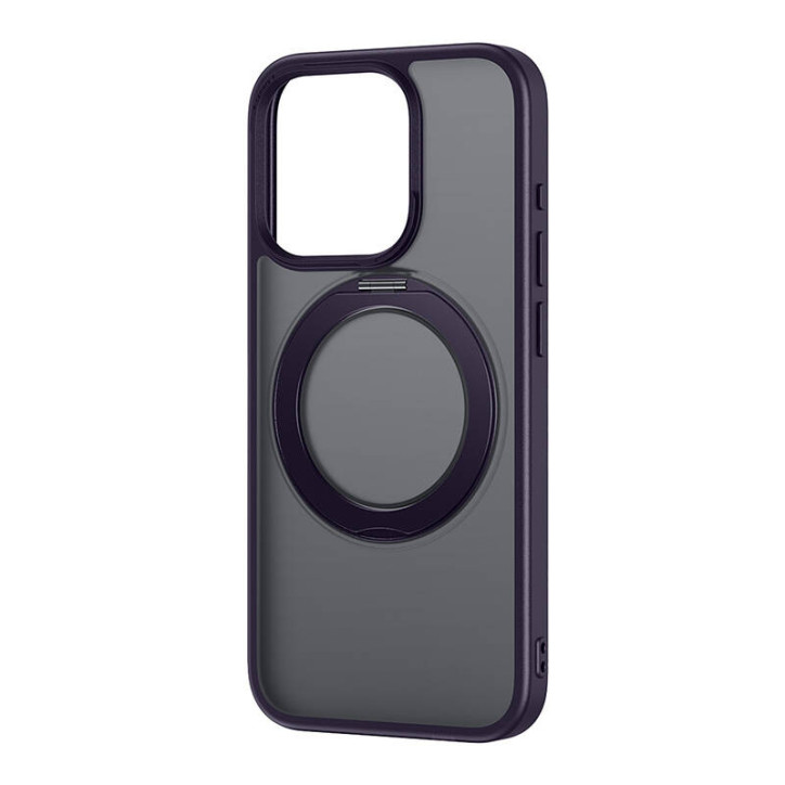 Baseus SkyRing Custodia Magnetica con Stand per iPhone 14 Pro Max Viola