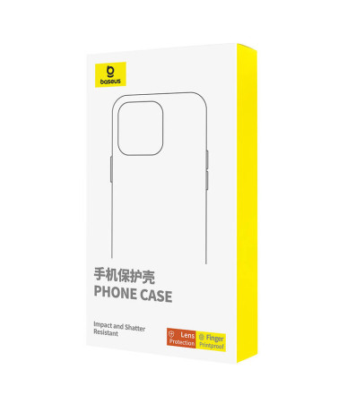 Cover per iP 14 Pro Baseus SkyRing 360° Viola con supporto + vetro temperato e kit pulizia e kit pulizia