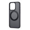 Baseus SkyRing 360° Cover iPhone 15 Nero con Vetro Temperato e Kit Pulizia