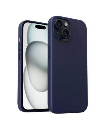 Aukey PC-GJ10B Case per iPhone 15 Plus (Blu Tempesta)