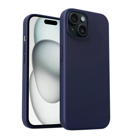Aukey PC-GJ10B Case per iPhone 15 Plus (Blu Tempesta)