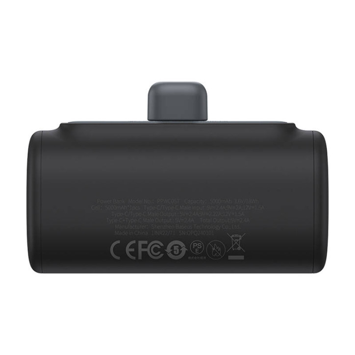Powerbank Baseus Compact 5000mAh 20W Nero