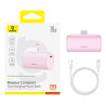 Powerbank Baseus Compact 5000mAh 20W Rosa