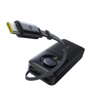 Powerbank Baseus OS Free2Pull 10000mAh 30W + Cavo (Nero)