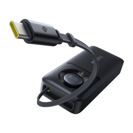 Powerbank Baseus OS Free2Pull 10000mAh 30W Nero con Cavo Integrato