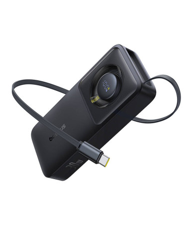 Powerbank Baseus OS Free2Pull 10000mAh 30W Nero con Cavo Integrato