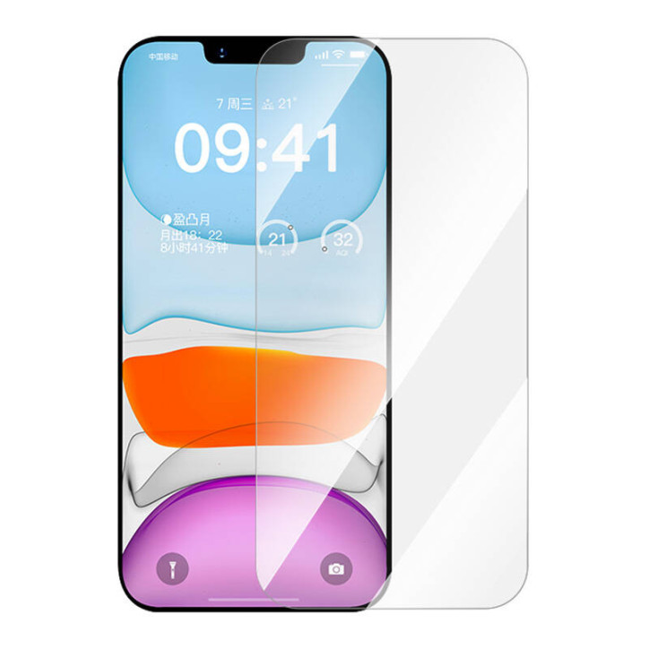 Vetro temperato privacy Baseus Superior HD per iP 11 Pro/X/XS + kit pulizia e EasyStick