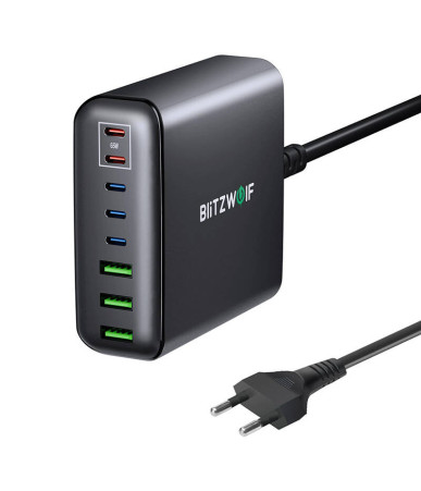 Caricatore da muro Blitzwolf BW-S26 250W Nero