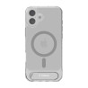 Torras Pstand Series Custodia per iPhone 16 Plus Trasparente