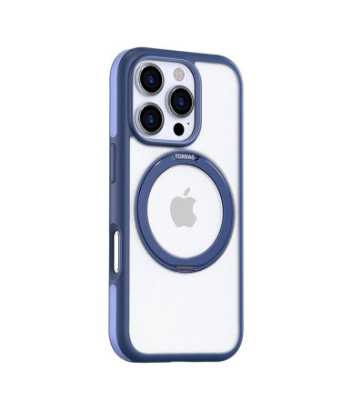Torras Ostand R Fusion Series Cover per iPhone 16 Pro Blu