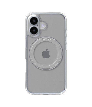 Torras Ostand Pro Cover per iPhone 16 (Trasparente)