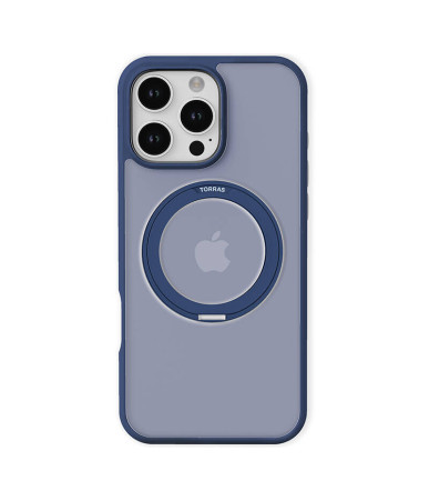 Torras Ostand Pro Cover per iPhone 16 ProMax (Blu)