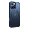 Torras Ostand Pro Custodia per iPhone 16 Pro Max Blu