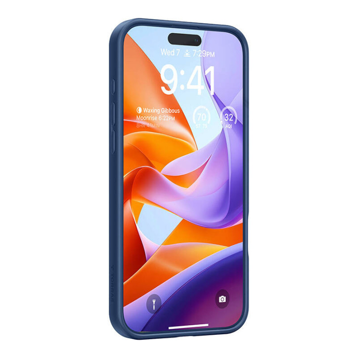 Torras Ostand Pro Cover per iPhone 16 ProMax (Blu)
