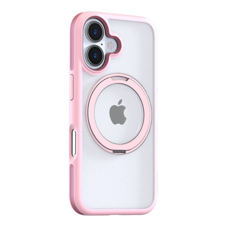 Torras Ostand R Fusion Case per iPhone 16 Rosa