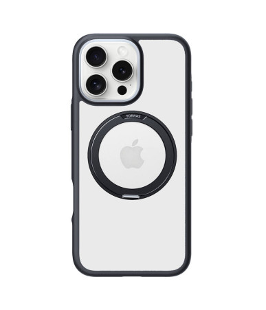 Torras Ostand R Fusion Case for iPhone 16 Pro (Black)