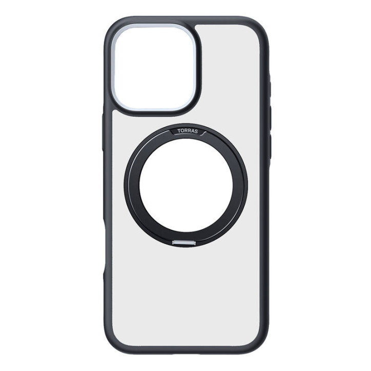 Torras Ostand R Fusion Case iPhone 16 Pro Nero
