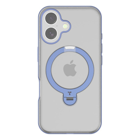 Torras Ostand Spin Case per iPhone 16 (Blu)