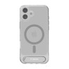 Torras Pstand Series Case per iPhone 16 (Trasparente)