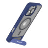 Torras Pstand Series Custodia per iPhone 16 Pro Blu