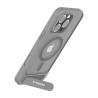 Torras Pstand Series Cover per iPhone 16 Pro Max (Grigio)
