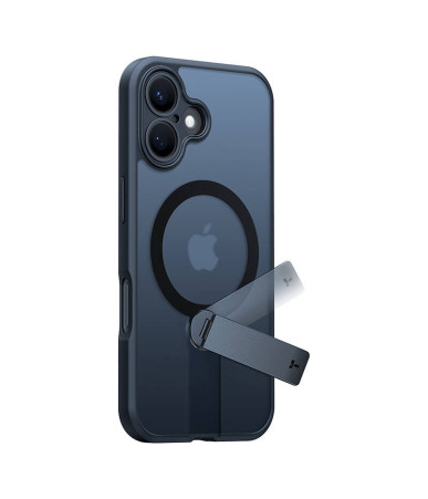 Torras Pstand Spin Case per iPhone 16 (Nero)