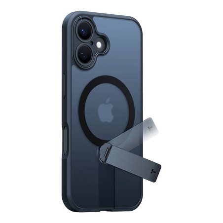 Torras Pstand Spin Case per iPhone 16 (Nero)
