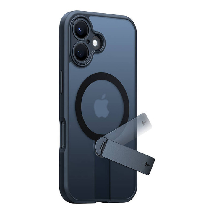 Torras Pstand Spin Case per iPhone 16 (Nero)