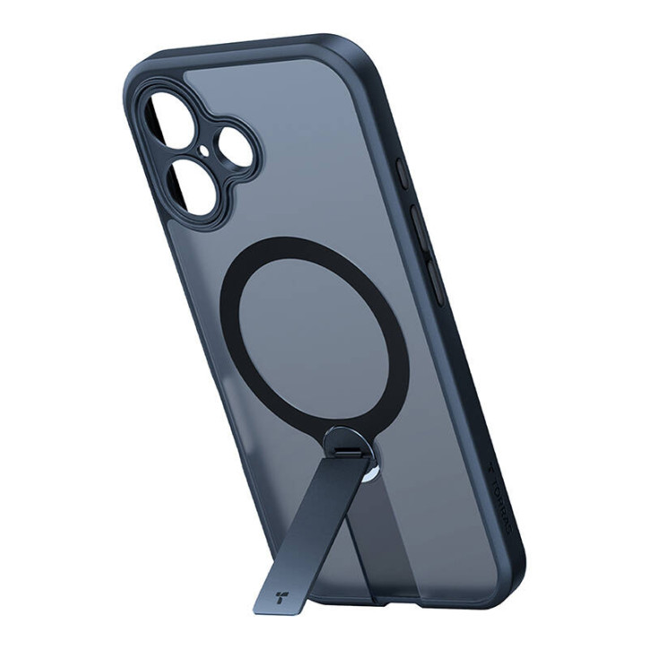 Torras Pstand Spin Case per iPhone 16 (Nero)