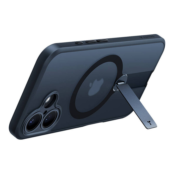 Torras Pstand Spin Case per iPhone 16 (Nero)