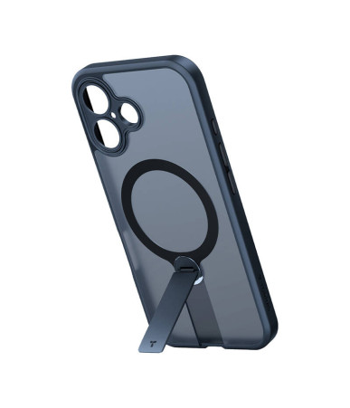 Torras Pstand Spin Case per iPhone 16 Plus (Nero)