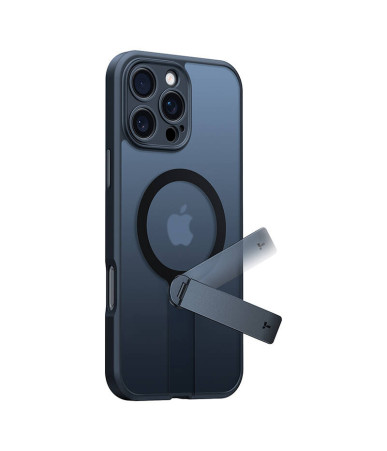 Torras Pstand Spin Case per iPhone 16 Pro (Nero)