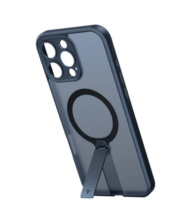 Torras Pstand Spin Case per iPhone 16 Pro (Nero)