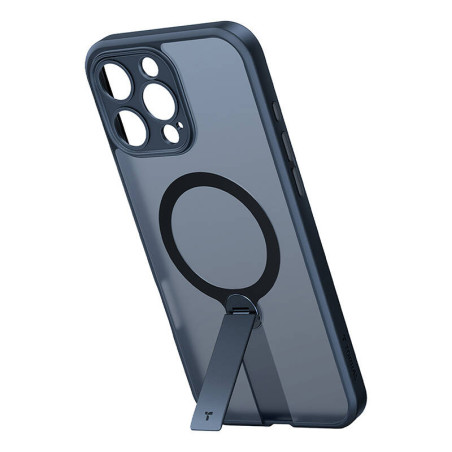Torras Pstand Spin Case per iPhone 16 Pro (Nero)