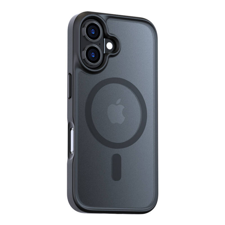 Torras Guardian Magnetic Series Case per iPhone 16 (Nero)