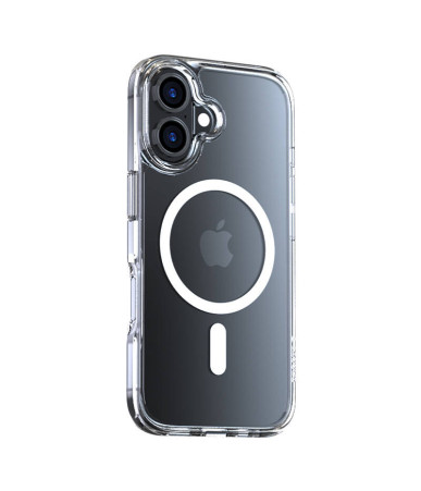 Torras Diamond-Mag Series Case for iPhone 16 (Transparent)